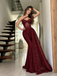Unique Royal Blue One Shoulder Lace Sequined Long Prom Dress,OLP2505