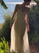 Elegant White Spaghetti Strap Mermaid Long Prom Dress Ideas, Evening Party Dresses, OLP1480