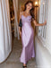 Sexy Purple V-Neck Mermaid Long Prom Dress Ideas, Evening Party Dresses, OLP1472