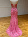 Sexy Sweetheart Lace Mermaid Long Prom Dress With Trailing Online, OL293