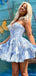 Elegant Sweetheart Sleeveless Short A-line Homecoming Dresses For Party Online, HD0865