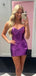 Sexy Sweetheart Sleeveless Mermaid Satin Homecoming Dresses For Party Online, HD1088