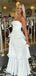 Soft Sweetheart Sleeveless A-line Satin Evening Prom Dresses Online, OLP823