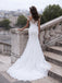 Charming Off Shoulder Sexy Mermaid White Lace Bridal Gown, Wedding Dresses, WD0058