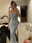 Soft Sweetheart Sleeveless Mermaid Satin Evening Prom Dresses Online, OLP1104