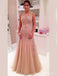 Elegant Spaghetti Strap Sleeveless A-line Lace Long Prom Dresses Online, OL473