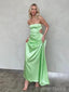 Sexy Sweetheart Sleeveless Mermaid Satin Evening Prom Dresses Online, OLP959