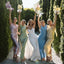 Colorful Halter Strap Sleeveless Mermaid Satin Bridesmaid Dresses Online, BG829