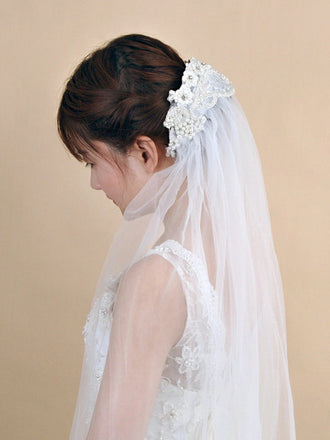 Elegant Handmade Exquisite Long Bridal Veil