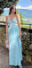 Unique Blue Sweetheart Mermaid Long Prom Dress Ideas, Evening Party Dresses, OLP1473