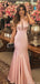 Modern Blush Pink Halter Mermaid Prom Dress ,Evening Party Dress,OLP1779