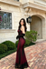 Vintage Red Tulle Prom Dress Elegant Square Neck Floor Length Sheath,OLP2196