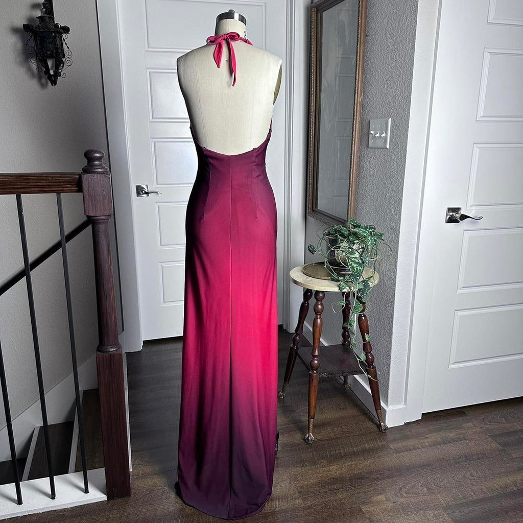 Unique Red V-Neck Mermaid Long Prom Dress Ideas, Evening Party Dresses, OLP1410