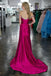 Sexy Pink Off-Shoulder Mermaid Long Prom Dress Ideas, Evening Party Dresses, OLP1573