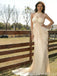 Unique Champagne Halter Chiffon Prom Dress Sexy Sleeveless Ruched Empire Waist Evening Gown,OLP1734