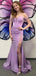 Sexy Off-shoulder Satin Mermaid Long Prom Dress With Trailing Online, OL290