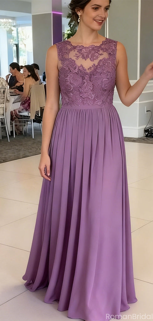 Unique Purple Halter Mermaid Long Prom Dress Ideas, Evening Party Dresses, OLP1474