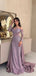 Unique Purple Off-Shoulder Mermaid Long Prom Dress Ideas, Evening Party Dresses, OLP1518