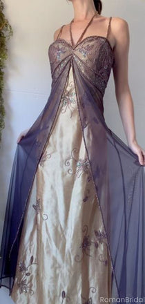 Elegant Yellow Spaghetti Strap Mermaid Long Prom Dress Ideas, Evening Party Dresses, OLP1308