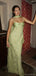 Elegant Green Spaghetti Strap Mermaid Long Prom Dress Ideas, Evening Party Dresses, OLP1574
