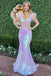 Sparkly Pink Sweetheart Mermaid Long Prom Dress Ideas, Evening Party Dresses, OLP1667