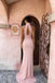 Elegant Pink High Neck Pleated Satin Prom Dress,Evening Gown,OLP1728