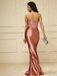 Elegant Coral Sweetheart Mermaid Long Prom Dress Ideas, Evening Party Dresses, OLP1687
