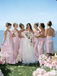 Sexy Strapless Satin Bridesmaid Dresses Slim Fit Mermaid Maid of Honori,BG960