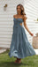 Elegant Pink Chiffon A-Line Maxi Dress with Ruffled Tiered Skirt Prom Dress,OLP1755