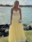 Elegant Sweetheart Sleeveless A-line Lace Evening Prom Dresses Online, OLP961