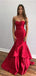 Gorgeous Red Sweetheart Mermaid Long Prom Dress Ideas, Evening Party Dresses, OLP1438
