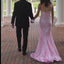 Fancy Pink Sequin Mermaid Prom Gown Sweetheart Neck Glittery Formal Dress,OLP1798