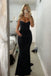 Modern Rhinestone Bodycon Prom Gown Sparkly Strapless Mermaid Formal Dress,OLP1820
