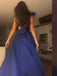 Elegant One-shoulder Sleeveless Mermaid Satin Evening Prom Dresses Online, OLP1007