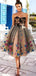 Elegant Sweetheart A-line Tulle Butterfly Tea Length Homecoming Dresses Online, HD0679