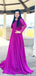 Modest Long Sleeves A-line Chiffon Bridesmaid Dresses Online, BG459