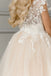 Cute Pink Spaghetti Strap Sleeveless Long A-Line Flower Girl Dress , FGS0036