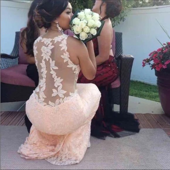 Sexy Pink V-Neck Mermaid Long Prom Dress Ideas, Evening Party Dresses, OLP1503