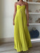 Soft Sweetheart Sleeveless A-line Chiffon Evening Prom Dresses Online, OLP1001