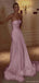 Elegant Pink Square Mermaid Long Prom Dress Ideas, Evening Party Dresses, OLP1589