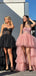 Unique Pink Sweetheart High Low Long Prom Dress Ideas, Evening Party Dresses, OLP1428