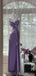 Shiny Purple Spaghetti Strap Sleeveless Mermaid Long Prom Dress Ideas, Evening Party Dresses , OLP1199
