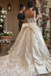 Elegant White Sweetheart Sleeveless A-Line Long Wedding Dresses With Sweep Trailing,WD0555