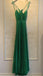 Sexy Off-shoulder Sleeveless Mermaid Satin Evening Prom Dresses Online, OLP977