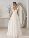 Modern Ivory Sweetheart 3D Floral Lace A-Line Wedding Dresses,WD0677