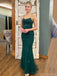 Sexy Spaghetti Strap Sleeveless Mermaid Lace Long Prom Dresses For Party Online, OL377