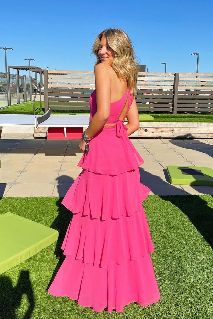 Soft V-neck Sleeveless A-line Jersey Evening Prom Dresses Online, OLP960