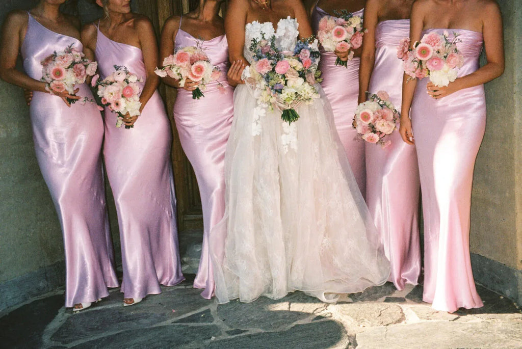 Sexy Strapless Satin Bridesmaid Dresses Slim Fit Mermaid Maid of Honori,BG960