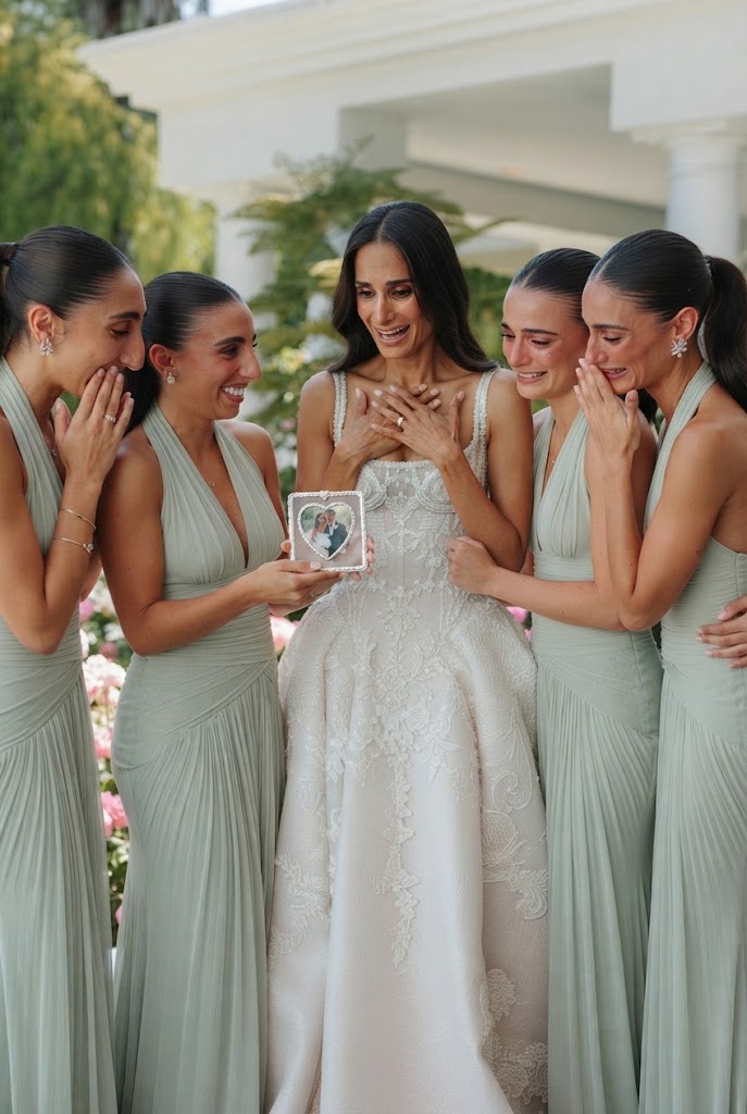 Modern Sage Green Halter Pleated Chiffon Floor-Length Bridesmaid Dress with Open Back,BG1024
