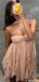 Sexy Pink Sweetheart A-Line Short Homecoming Dresses For Party,HD1154